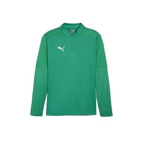 Puma 65855105 Yeşil Teamfinal Training 1/4 Zip Futbol Antrenman Uzun Kollu Erkek T-Shirt