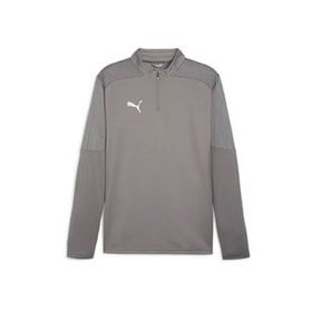 Puma 65855113 Gri Teamfinal Training 1/4 Zip Erkek Futbol Antrenman Uzun Kollu Üst