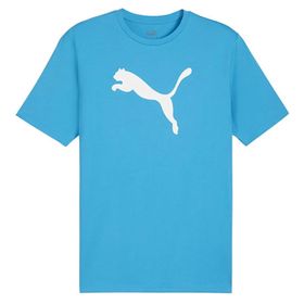 Puma 65870502 Mavi Teamrise Logo Jersey Cotton Günlük Erkek T-Shirt