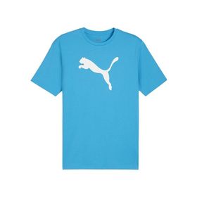 Puma 65870502 Mavi Teamrise Logo Jersey Cotton Günlük Erkek T-Shirt
