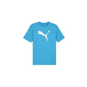 Puma 65870502 Mavi Teamrise Logo Jersey Cotton Günlük Erkek T-Shirt