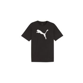 Puma 65870503 Siyah Teamrise Logo Jersey Cotton Günlük Erkek T-Shirt