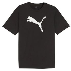 Puma 65870503 Siyah Teamrise Logo Jersey Cotton Günlük Erkek T-Shirt