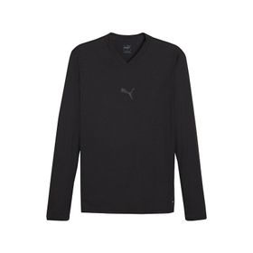 Puma 65877703 Siyah Teamgoal Baselayer TEE LS Uzun Kollu Futbol Erkek T-Shirt
