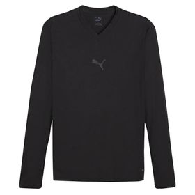 Puma 65877703 Siyah Teamgoal Baselayer TEE LS Uzun Kollu Futbol Erkek T-Shirt