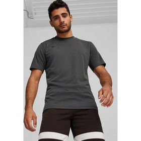 Puma 65900303 Individualrıse Logo Jersey Erkek Antrasit Spor Tişört