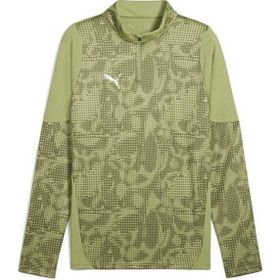 Puma 65916440 Yeşil Teamcup Training 1/4 Zip Top Futbol Antrenman Uzun Kollu Erkek Tişört
