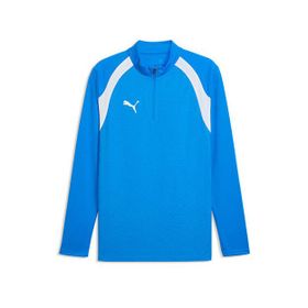 Puma 65967902 Teamfinal26 Training 1/4 Zip Mavi Futbol Antrenman Uzun Kollu Erkek T-shirt