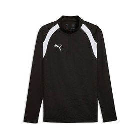 Puma 65967903 Teamfinal26 Training 1/4 Zip Siyah Futbol Antrenman Uzun Kollu Erkek T-shirt