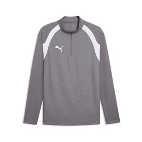 Puma 65967913 Teamfinal26 Training 1/4 Zip Gri Futbol Antrenman Uzun Kollu Erkek T-shirt