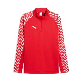 Puma 65972401 Teamliga26 Training 1/4 Zip Kırmızı Futbol Antrenman Uzun Kollu Erkek T-shirt