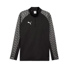Puma 65972403 Siyah TEAMLIGA26 Training 1/4 Zip Erkek Futbol Antrenman Uzun Kollu Tişört