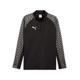 Puma 65972403 Siyah TEAMLIGA26 Training 1/4 Zip Erkek Futbol Antrenman Uzun Kollu Tişört