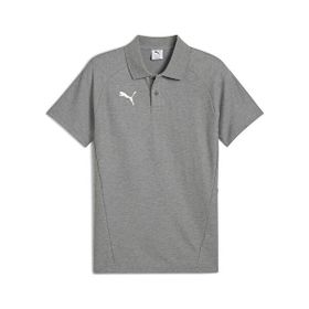 Puma 65995233 Gri Team Evostripe Polo Futbol Polo Yaka Erkek Tişört