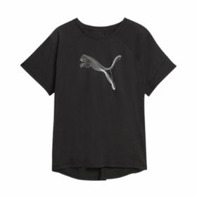 Puma 676070-01 Siyah Evostripe TEE Kadın T-Shirt