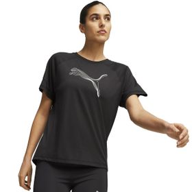 Puma 676070-01 Siyah Evostripe TEE Kadın T-Shirt