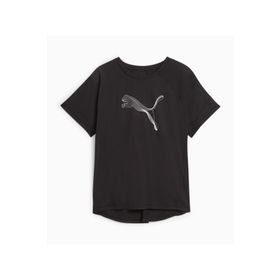 Puma 676070-01 Siyah Evostripe TEE Kadın T-Shirt