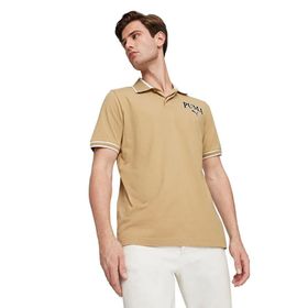 Puma 67948283 Squad Krem Polo Yaka Günlük Erkek T-shirt