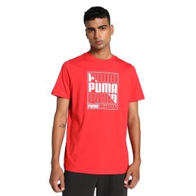 Puma 68017211 GRAPHICS Box Tee For All Time Red Kırmızı Erkek T-shirt