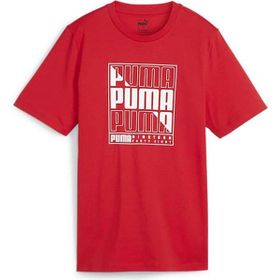 Puma 68017211 GRAPHICS Box Tee For All Time Red Kırmızı Erkek T-shirt