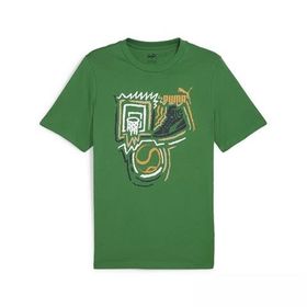 Puma 68017686 Yeşil Graphics Year of Sports Günlük Stil Erkek T-Shirt