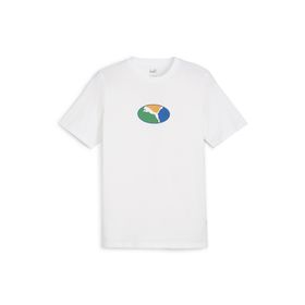 Puma 68018302 Graphics Execution Beyaz Günlük Stil Erkek T-shirt