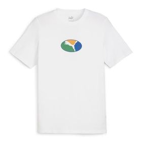 Puma 68018302 Graphics Execution Beyaz Günlük Stil Erkek T-shirt