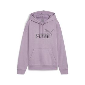 Puma 68149230 Ess+ Animal Hoodie FL Mor Günlük Kadın Sweatshirt