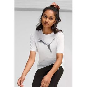 Puma 68166802 Evostripe Beyaz Günlük Stil Kadın T-Shirt