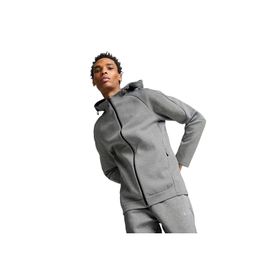 Puma 68170003 Evostripe Full-Zip Gri Günlük Stil Erkek Sweatshirt
