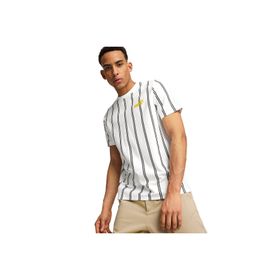 Puma 68186202 Sports Club AOP Beyaz Günlük Stil Erkek T-Shirt