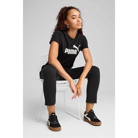 Puma 68237001 Essentials No:1 Siyah Günlük Stil Kadın T-shirt