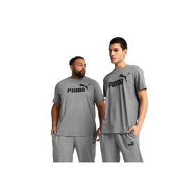 Puma 68253203 Essential No 1 Gri Günlük Stil Erkek T-Shirt