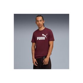 Puma 68253396 Ess No 1 Logo Bordo Günlük Stil Erkek T-Shirt