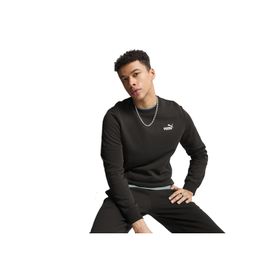 Puma 68256401 ESS Small No 1 Logo Crew Siyah Günlük Stil Erkek Sweatshirt
