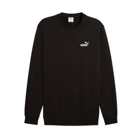 Puma 68256401 ESS Small No 1 Logo Crew Siyah Günlük Stil Erkek Sweatshirt
