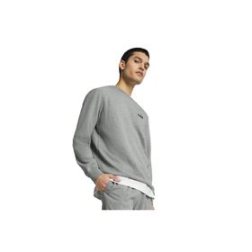 Puma 68256403 ESS Small No 1 Logo Crew Gri Günlük Stil Erkek Sweatshirt