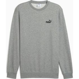 Puma 68256403 ESS Small No 1 Logo Crew Gri Günlük Stil Erkek Sweatshirt