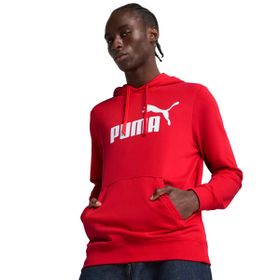 Puma 68257211 ESS No 1 Logo Hoodie Kırmızı Günlük Stil Erkek Sweatshirt