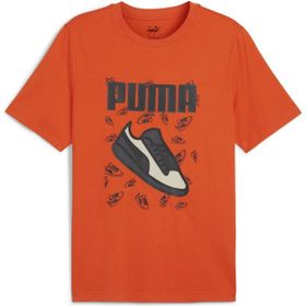 Puma 68320918 Graphics Kırmızı Günlük Stil Erkek T-Shirt