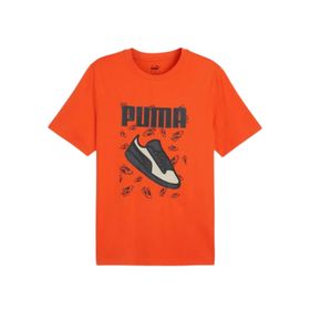 Puma 68320918 Graphics Turuncu Günlük Stil Erkek T-Shirt