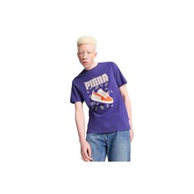 Puma 68320927 Graphics Mavi Günlük Stil Erkek T-Shirt