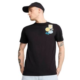 Puma 68482901 Graphics Icon Siyah Günlük Stil Unisex T-Shirt