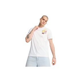Puma 68482902 Graphics Icon Beyaz Günlük Stil Unisex T-Shirt