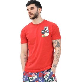 Puma 68482915 Graphics Icon Kırmızı Günlük Stil Unisex T-shirt