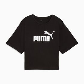 Puma 68497201 Siyah Essentials Cropped Kadın Günlük Stil T-Shirt