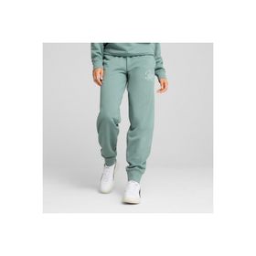 Puma 68498530 Script Comfort Yeşil Kadın Eşofman Altı