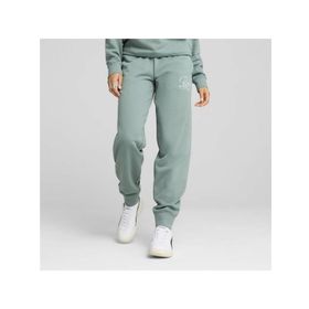 Puma 68498530 Script Comfort Yeşil Kadın Eşofman Altı