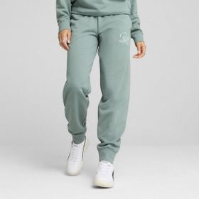 Puma 68498530 Script Comfort Yeşil Kadın Eşofman Altı