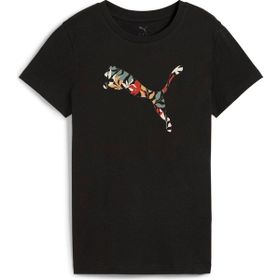 Puma 68508101 Graphics Floral Cat Logo Tee Kadın Spor Tişört